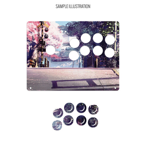 Artwork Print and Cut for AllFightSticks 9.5" Stickbox Panel