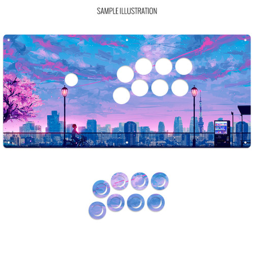 Artwork Print and Cut for AllFightSticks 18" Vewlix Extended Panel