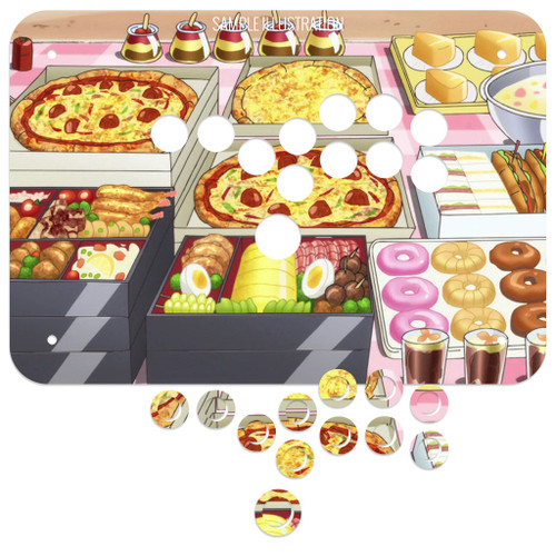 Artwork Print and Cut for Junk Food Arcades Gen 1 Snackbox Button Only Panel