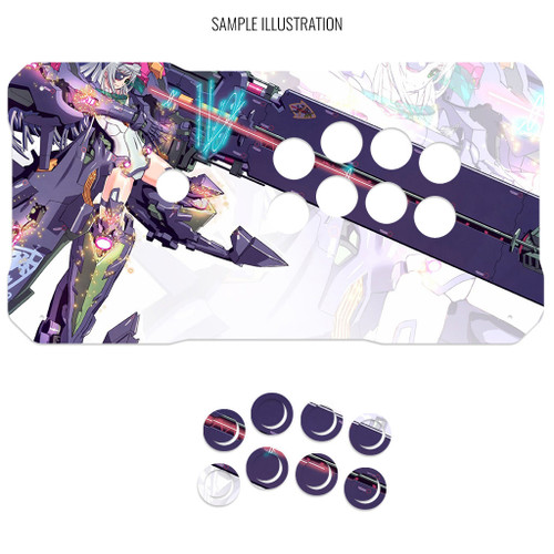 Artwork Print and Cut for BNB Fightstick Gen 2 Noir Panel