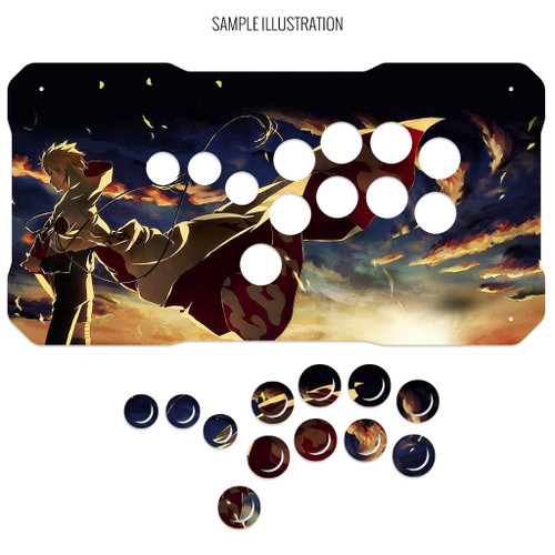 Artwork Print and Cut for BNB Fightstick Gen 2 Shiokenstar Panel