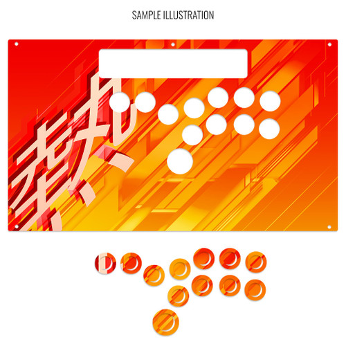Artwork Print and Cut for Razer Panthera Stickless Replacement Panel