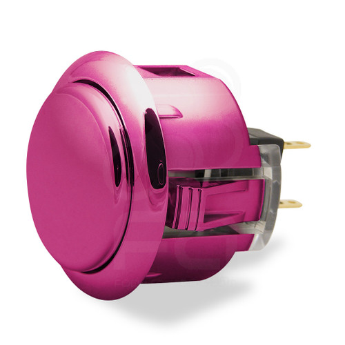 Sanwa OBSJ 30mm Pushbutton Metallic Pink