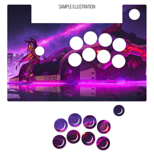 Artwork Print and Cut for Hori Fightstick Alpha (Read Description)