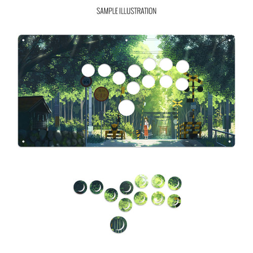 Artwork Print and Cut for AllFightSticks 16" Stickless Panel