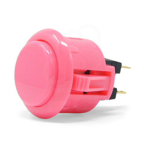 Sanwa OBSF 24mm Pushbutton Pink