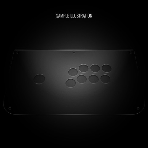 Blank Plexi Cover for TR Fightsticks TMX Taito (Not TRF Octopus)