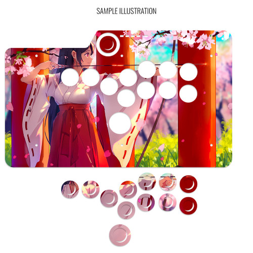 Artwork Print and Cut for Venom (PS4)/Mayflash F500 Universal Stickless