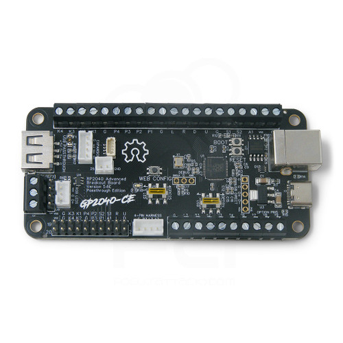GP2040-CE (V5.6E - USB-B, USB-C) Open Source Multi-Console Fight Board