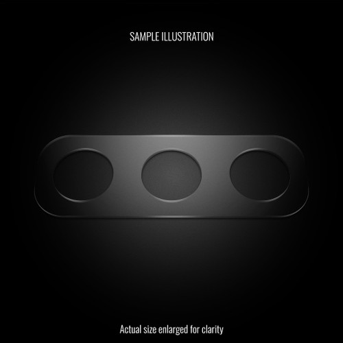 Plexi Cover for AllFightSticks Option Button Spacer