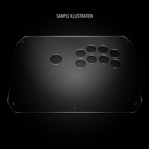 Blank Plexi Cover for ENTH Atlas Phantom Layout A (Noir)