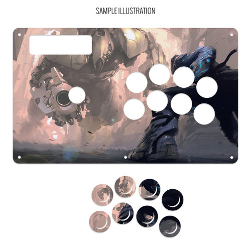 Artwork Print and Cut for MadCatz Soul Calibur V SOUL Edition