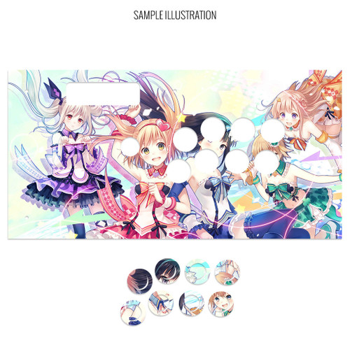 Artwork Print and Cut for MadCatz FightStick Versus Top