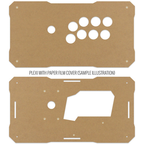 BNB Fightstick Gen 1 Clear Plexi Replacement Panel - Vewlix 8