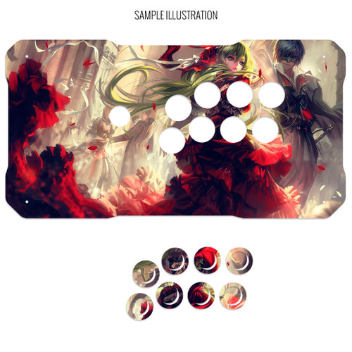 Artwork Print and Cut for BNB Fightstick Gen 2 and 3 Vewlix Panel