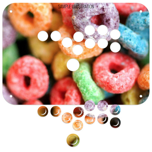 Artwork Print and Cut for Junk Food Arcades Gen 2 Snackbox Button Only Panel