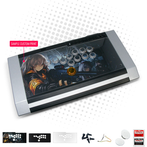 Qanba Obsidian 1 Stickless Custom Art/Plexi Bundle