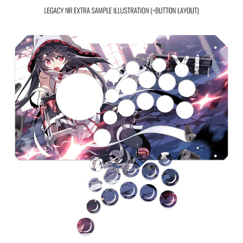 Artwork Print and Cut for Arcade Sticks Indonesia VM6R Legacy NR Extra Layout