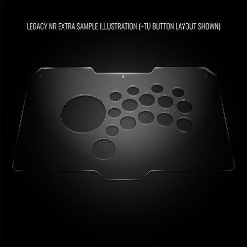 Blank Plexi Cover for Arcade Sticks Indonesia VM6R Legacy NR Extra Layout (Read Description)