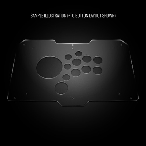 Blank Plexi Cover for Arcade Sticks Indonesia VM6R Legacy NR Standard Layout (Read Description)