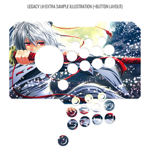 Artwork Print and Cut for Arcade Sticks Indonesia VM6R Legacy LH Extra Layout