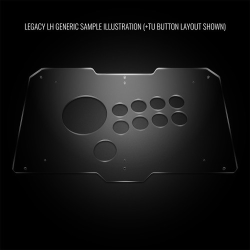 Blank Plexi Cover for Arcade Sticks Indonesia VM6R Legacy VH Extra Layout (Read Description)