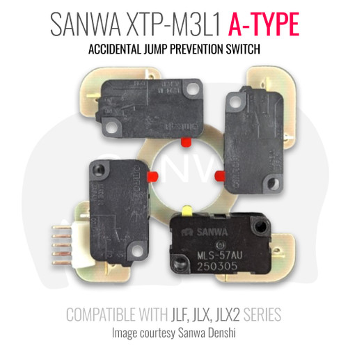 Sanwa XTP-M3L1 A-Type Adjustable Jump Control PCB Assembly for JLF, JLX and JLX2