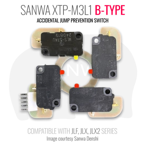 Sanwa XTP-M3L1 B-Type Adjustable Jump Control PCB Assembly for JLF, JLX and JLX2