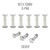 M3x10mm Chicago Bolt and Screw for Haute42 Mini - Silver (4 Pak)