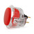 Sanwa OBSC 30mm Pushbutton Clear Rim/Solid Plunger Dark Red