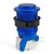 IL PSL-CV Convex Translucent Short Stem Pushbutton - Blue