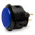 Black Rim Sanwa OBSF 30mm Pushbutton Marine Blue/Black