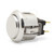 Sanwa OBSJ 24mm Pushbutton Metallic Silver
