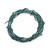 22 AWG Wire By-The-Foot: Green/White Stripe