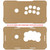 BNB Fightstick Gen 2 and 3  Clear Plexi Replacement Panel - Korean Noir 8 Layout