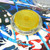 Mix and Match 25.3mm Translucent Button Keycap Cover for MX Cross Stem Microswitch: Yellow