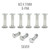 M3x11mm Chicago Bolt and Screw for Haute42 S Series - Silver (6 Pak)