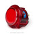 Qanba Gravity KT Adjustable Throw 24mm Translucent Arcade Button: Clear Red