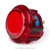 Qanba Gravity KT Adjustable Throw 30mm Translucent Arcade Button: Clear Red