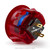 Qanba Gravity KT Adjustable Throw 30mm Translucent Arcade Button: Clear Red