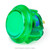 Qanba Gravity KT Adjustable Throw 30mm Translucent Arcade Button: Clear Green