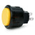 Seimitsu PS-14-D 24mm Pushbutton Yellow/Black