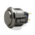 Sanwa OBSJ 24mm Pushbutton Metallic Gun Metal Grey