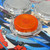 Mix and Match 20.2mm Translucent Button Keycap Cover for  MX Cross Stem Microswitch: Orange