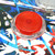 Mix and Match 25.3mm Translucent Button Keycap Cover for  MX Cross Stem Microswitch: Red