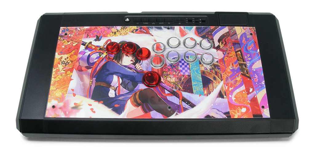 Qanba Obsidian 2 Stickless Custom Art/Plexi Bundle - Focus Attack