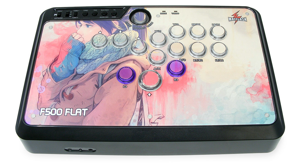 Artwork Print and Cut for Mayflash F500 FLAT - Focus Attack