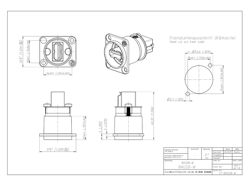 NAUSB Schematic Drawing