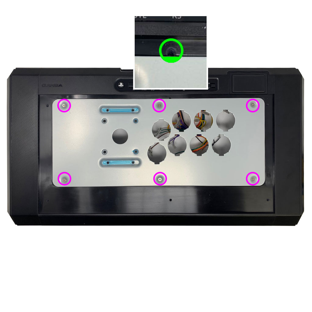 Blank Plexi Cover for Qanba Obsidian 2 Noir - Focus Attack
