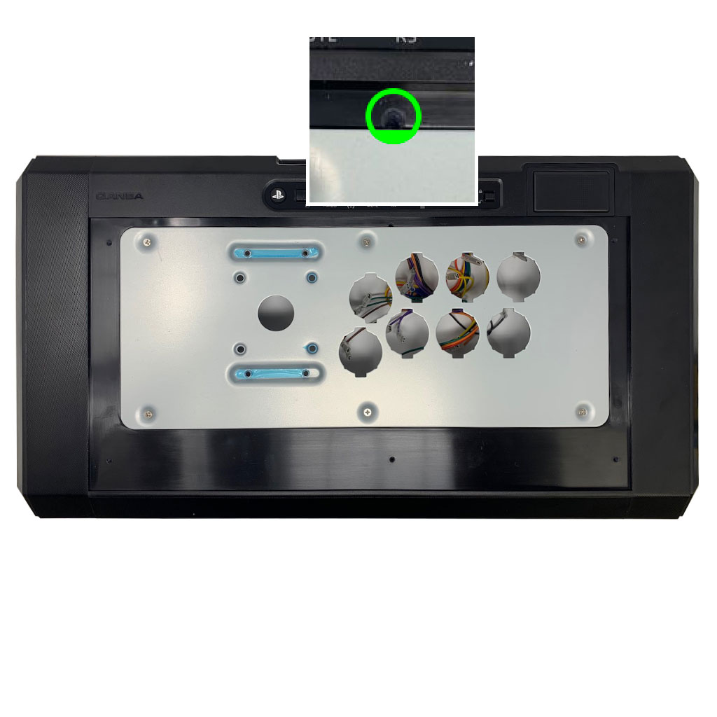 Qanba Obsidian 2 Stickless Custom Art/Plexi Bundle - Focus Attack